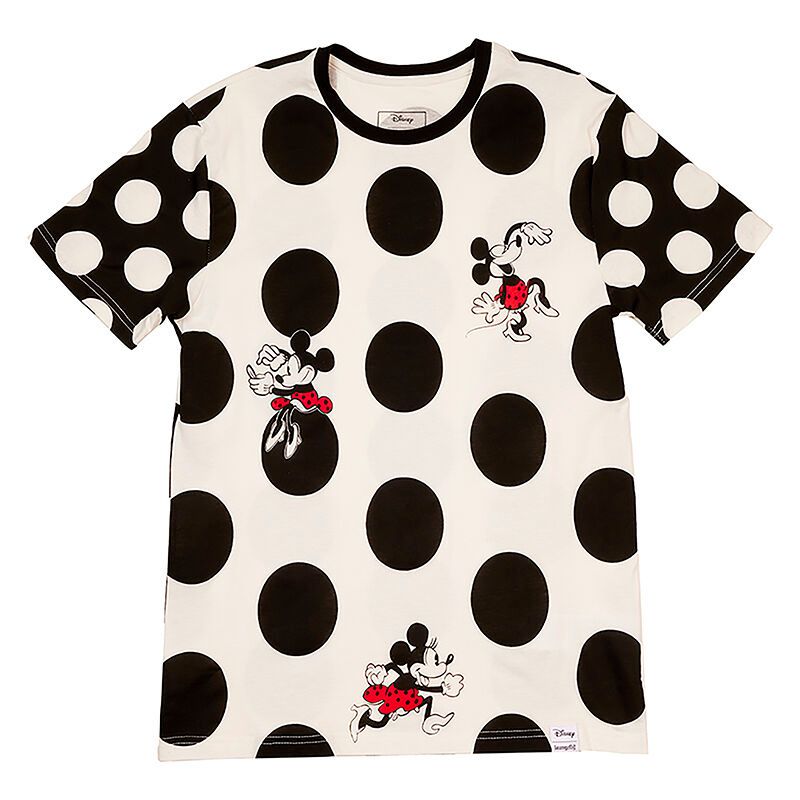 T-shirt L, Unisex Minnie Rocks-Classic Polka Dots