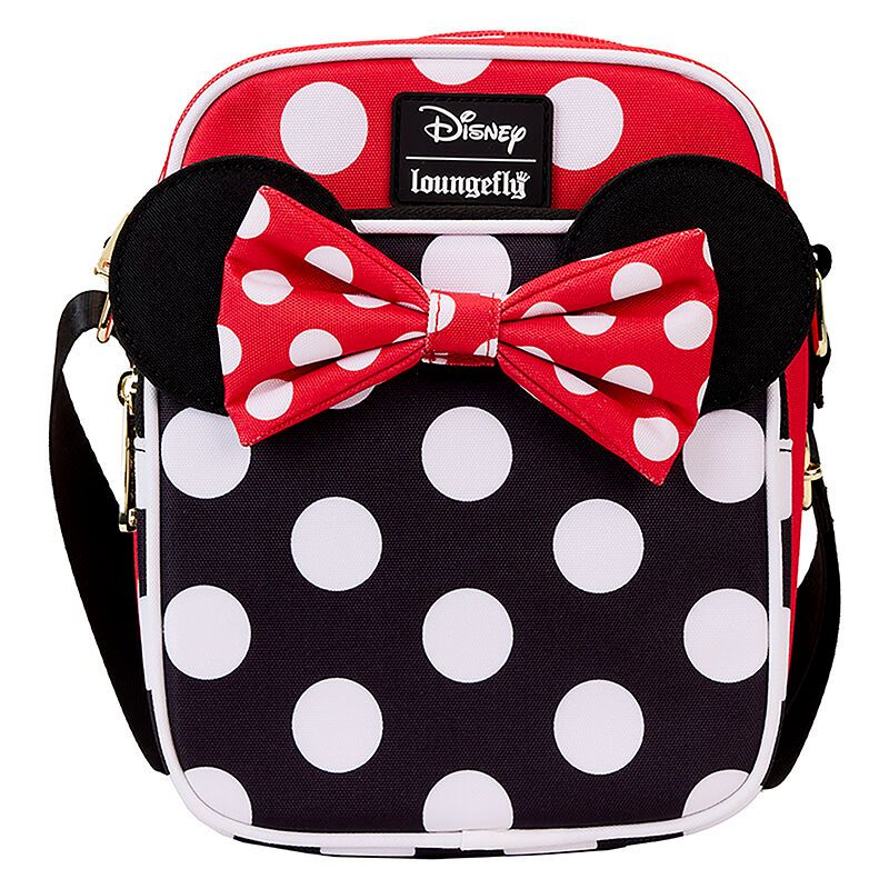 Minnie Rocks Passport Shoulder Bag - Classic Polka Dots