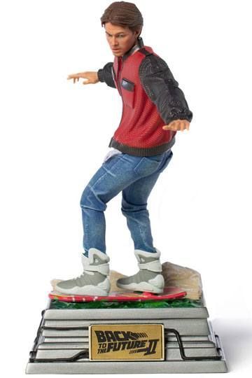 Back to the Future II Art Scale Statue 1/10 Marty McFly on Hoverboard 22 cm