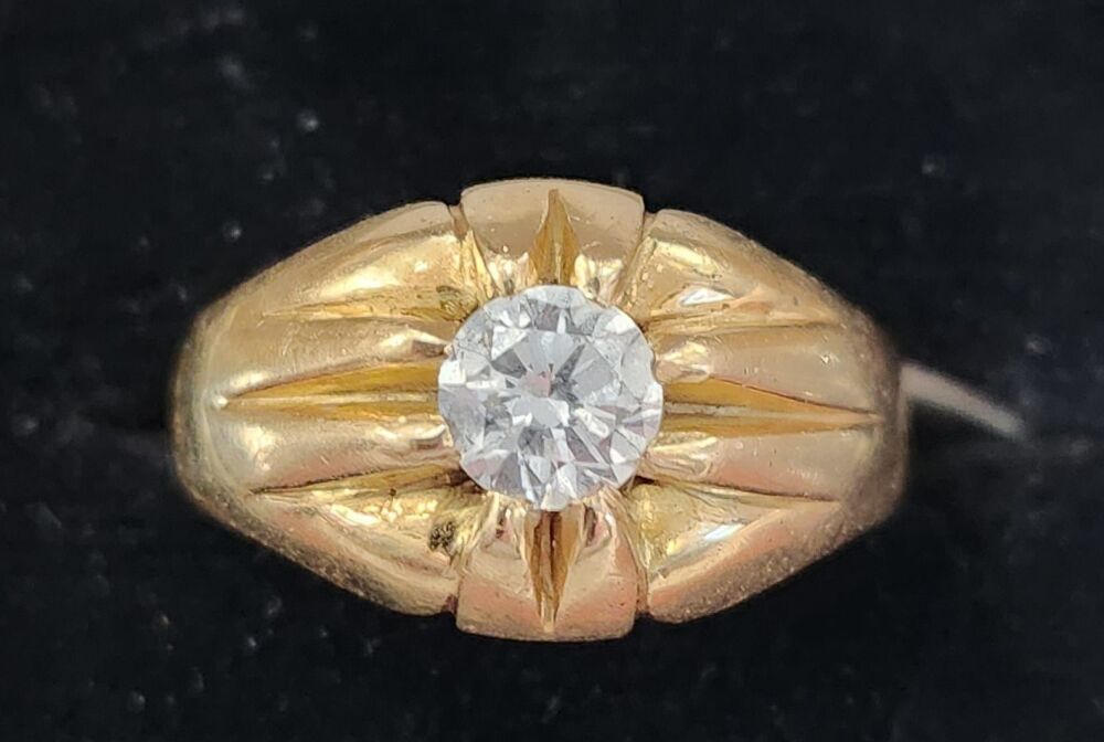 18ct Yellow Gold 0.60ct Diamond Ring