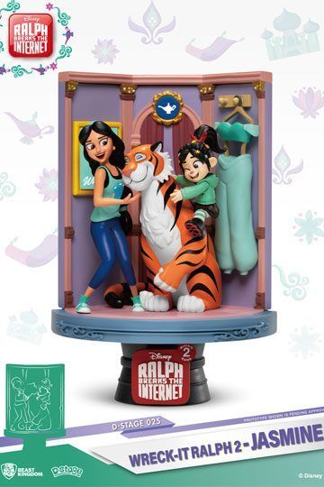 Ralph Breaks the Internet D-Stage PVC Diorama Jasmine & Vanellope 15 cm