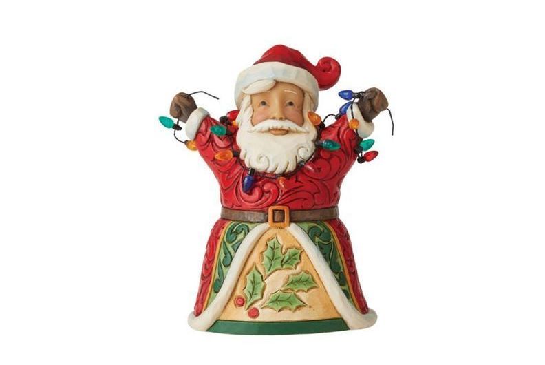 Retired - 5” H Santa With Lights Figurine