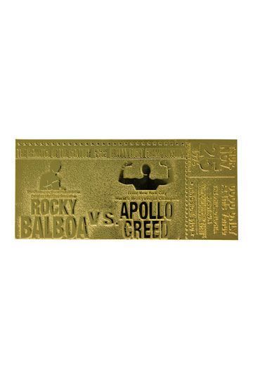 Rocky II Replica Superfight II Ticket (gold plated)