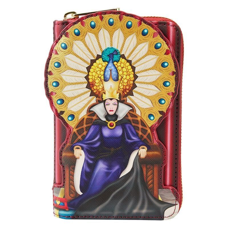 Snow White Evil Queen Throne Zip Around Wallet