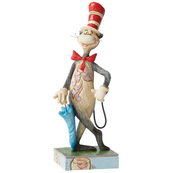 The Cat in the Hat with Umbrella Figurine