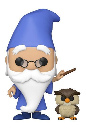 The Sword in the Stone POP! & Buddy Vinyl Figure Merlin w/Archimedes 9 cm