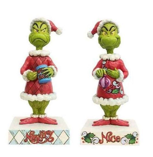 Two-Sided Naughty/Nice Grinch