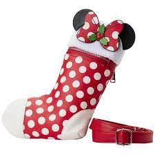 Disney Minnie Christmas Stocking Crossbody Bag