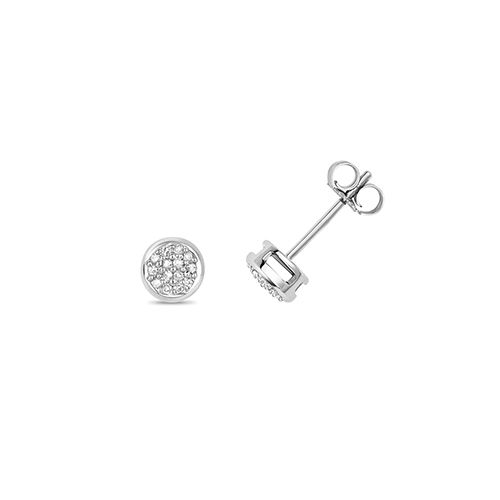 9CT 0.12CT DIAMOND STUDS W/GOLD