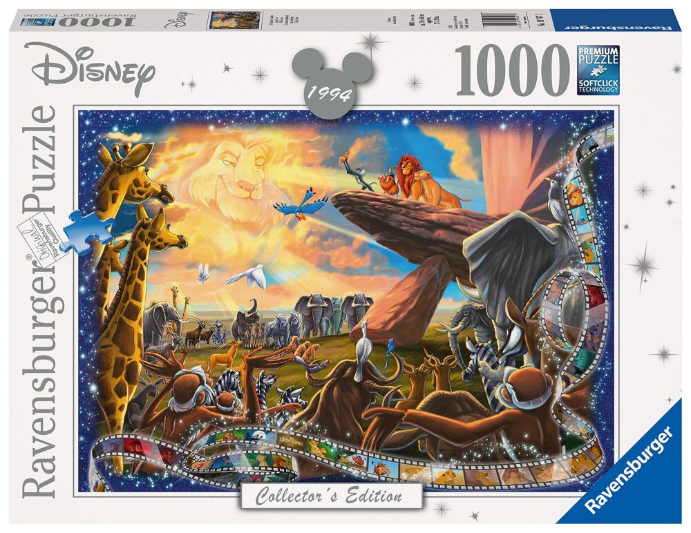 Collectors Edition Lion King 1000 Piece Puzzle