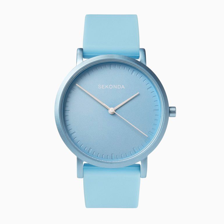 Sekonda Palette Ladies Watch | Sky Blue Case & Silicone Strap with Sky Blue Dial RRP £59.99