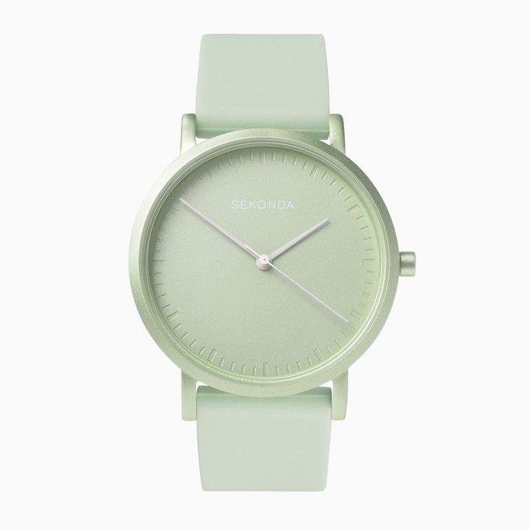 Sekonda Palette Ladies Watch | Light Sage Case & Silicone Strap with Light Sage Dial RRP £59.99