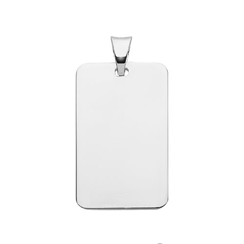 SILVER PERSONALIZE TAGS RECTANGULAR RRP £72.00