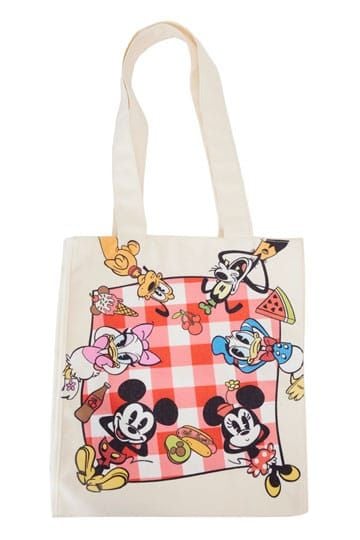 Disney by Loungefly Canvas Tote Bag Mickey and friends Picnic