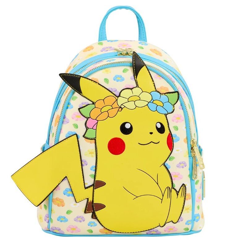 Pikachu Floral Mini Backpack