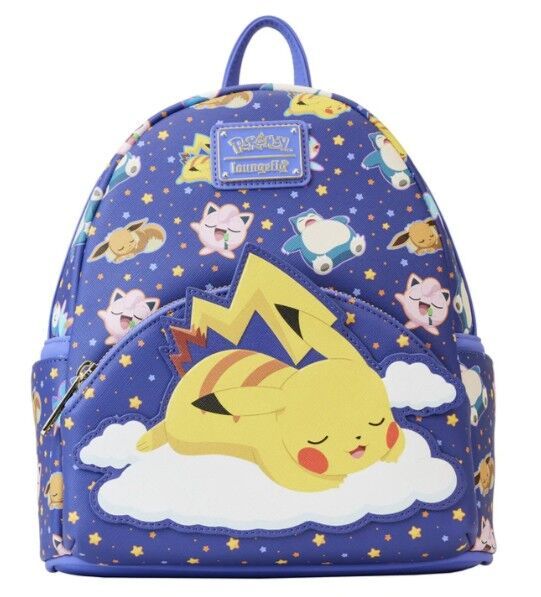 Sleeping Pikachu And Friends Mini Backpack