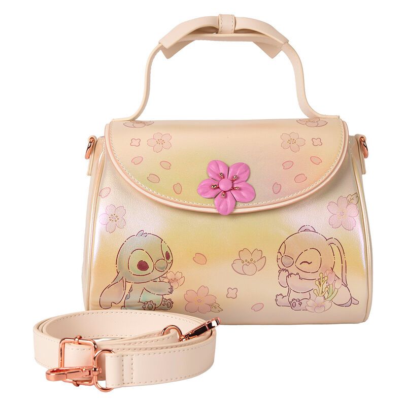 Cute Stitch Bow HandleCrossbody Bag