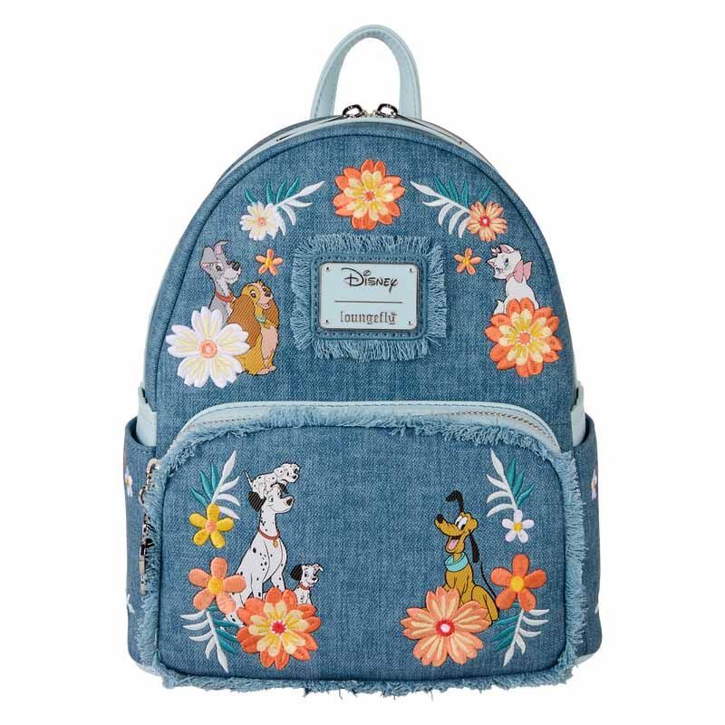 Disney Denim Dogs and Cats Mini Backpack
