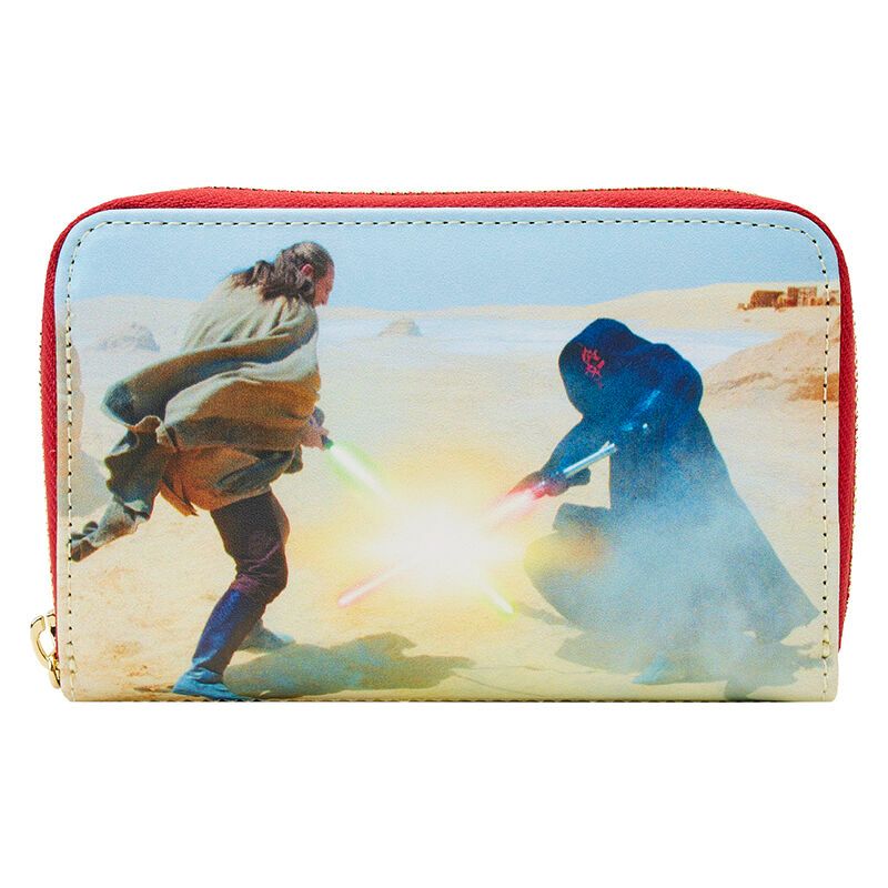 Star Wars Scenes Phantom Menace Zip Around Wallet