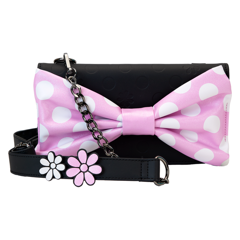 Minnie Floral Rock The Dots Clutch Crossbody Bag
