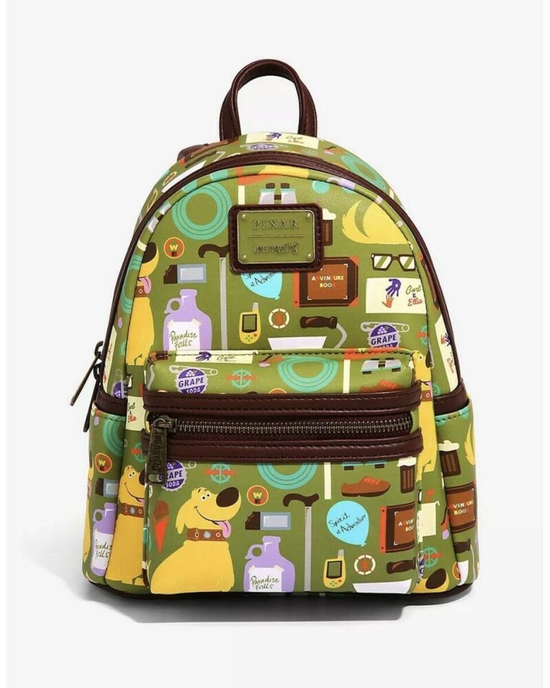 Disney Pixar Up Dug & Knick-Knacks Boys Girls Scout Mini Backpack