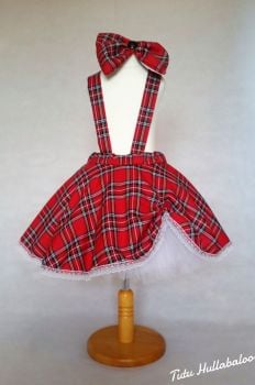Tartan Pinafore Dress - Royal Stewart Tartan