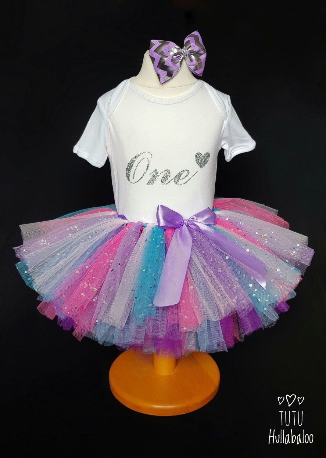 Kids' Pink/Purple/Blue Tutu