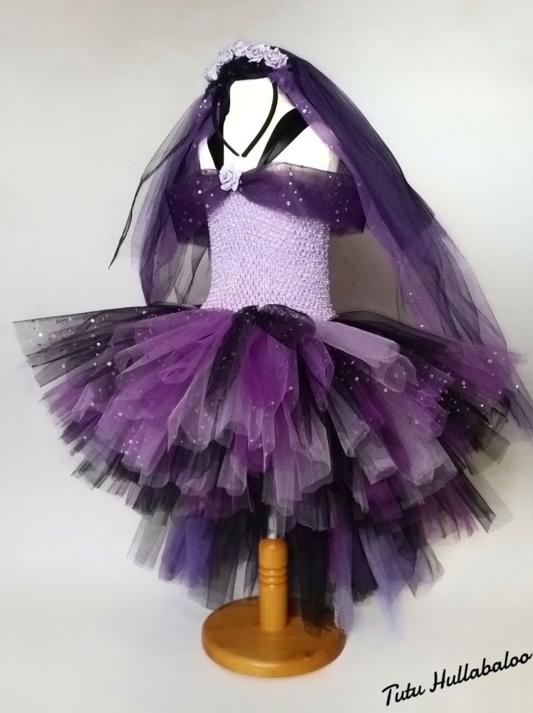 Princess Witch Dress Purple/Black