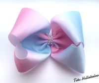 Ombre Pink/Blue Mega Bow