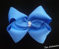 Plain Blue Mega Bow