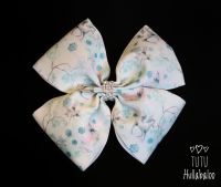 Winter Unicorn Double Tux Bow 