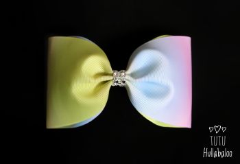 Ombre Rainbow Tux Bow