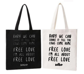 Tote Bag The Drop Free Love 