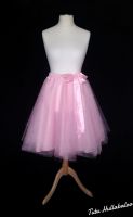Full Circle Tulle Skirt - Pink - Adult
