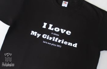 I Love my Girlfriend Tshirt - Glow in the Dark