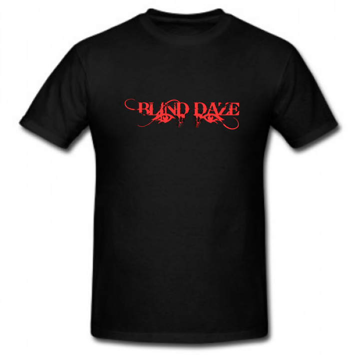 Blind Daze Tshirt Black/metallic red