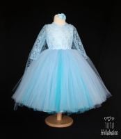 Full Length Dress Ice Blue