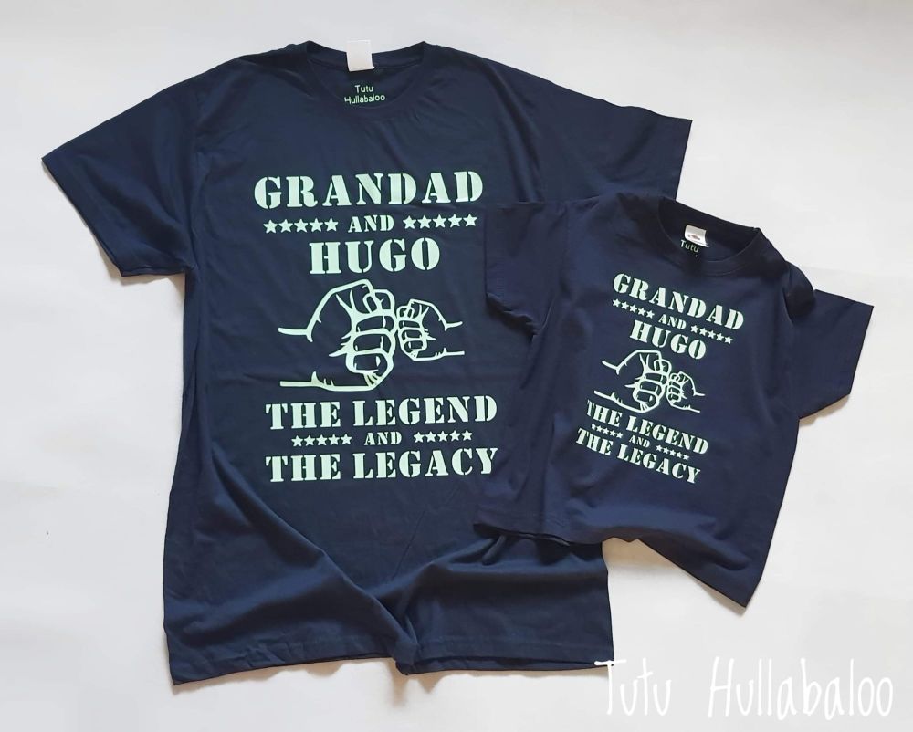 The Legend and The Legacy Tshirt Set