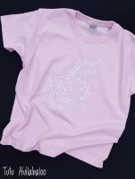 Geometric Unicorn #BeYou Tshirt - Pink/White