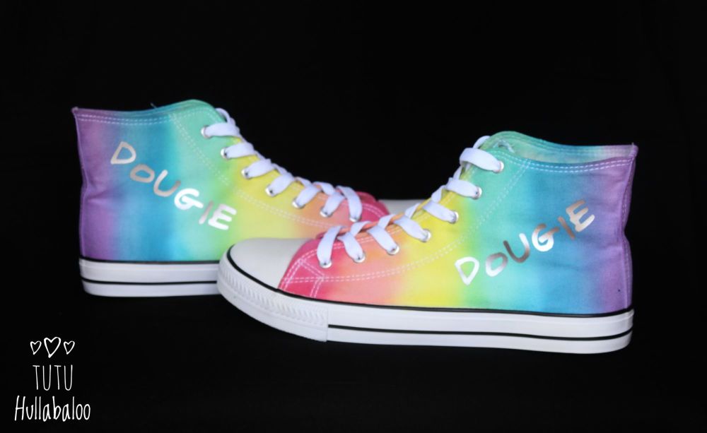 Custom Rainbow Hightops Sale