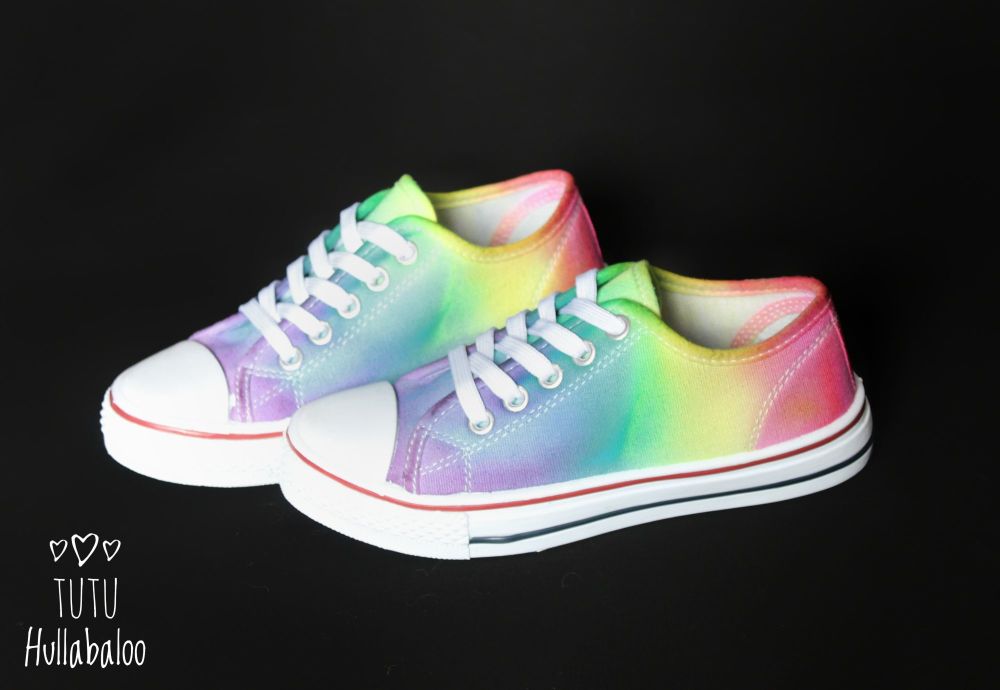 Reverse Rainbow Lowtops Sale