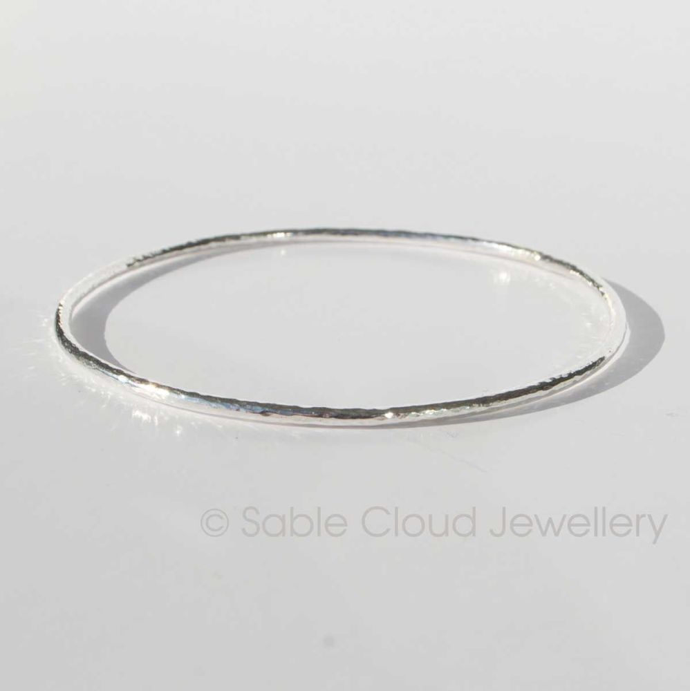 Sterling Silver Circle Bangle