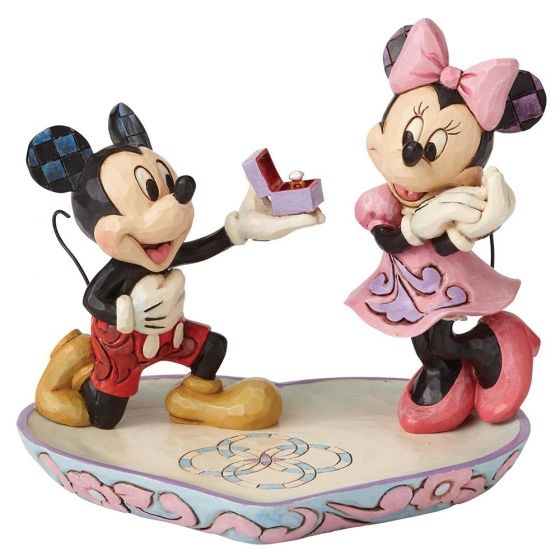 A Magical Moment (Mickey Proposing to Minnie Mouse Figurine) 4055436