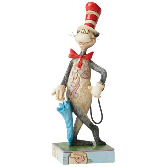 The Cat in the Hat with Umbrella Figurine 6006239