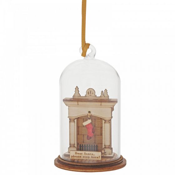 Santa Please Stop Here Hanging Ornament A30261