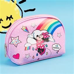 DISNEY MINNIE MOUSE LEATHERETTE COSMETIC BAG PRODUCT CODE: DI449