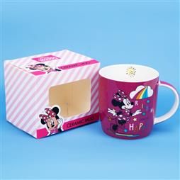 DISNEY MINNIE MOUSE PINK RAINBOW MUG PRODUCT CODE: DI457
