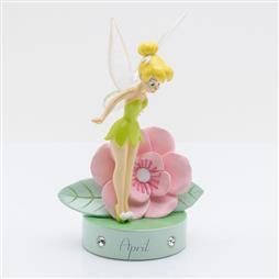 Pre-Order DISNEY TINKERBELL BIRTHSTONE FIGURINE - APRIL PRODUCT CODE: DI801