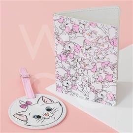 DISNEY OUI MARIE LEATHERETTE LUGGAGE TAG & PASSPORT HOLDER PRODUCT CODE: DI