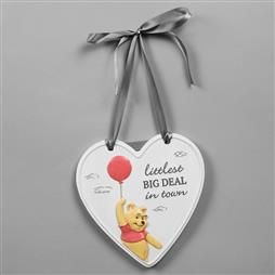 DISNEY CHRISTOPHER ROBIN HEART LITTLEST BIG DEAL PLAQUE PRODUCT CODE: DI561